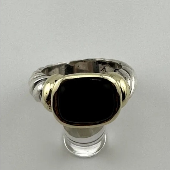 David Yurman Black Onyx Noblesse ring - Picture 4 of 9